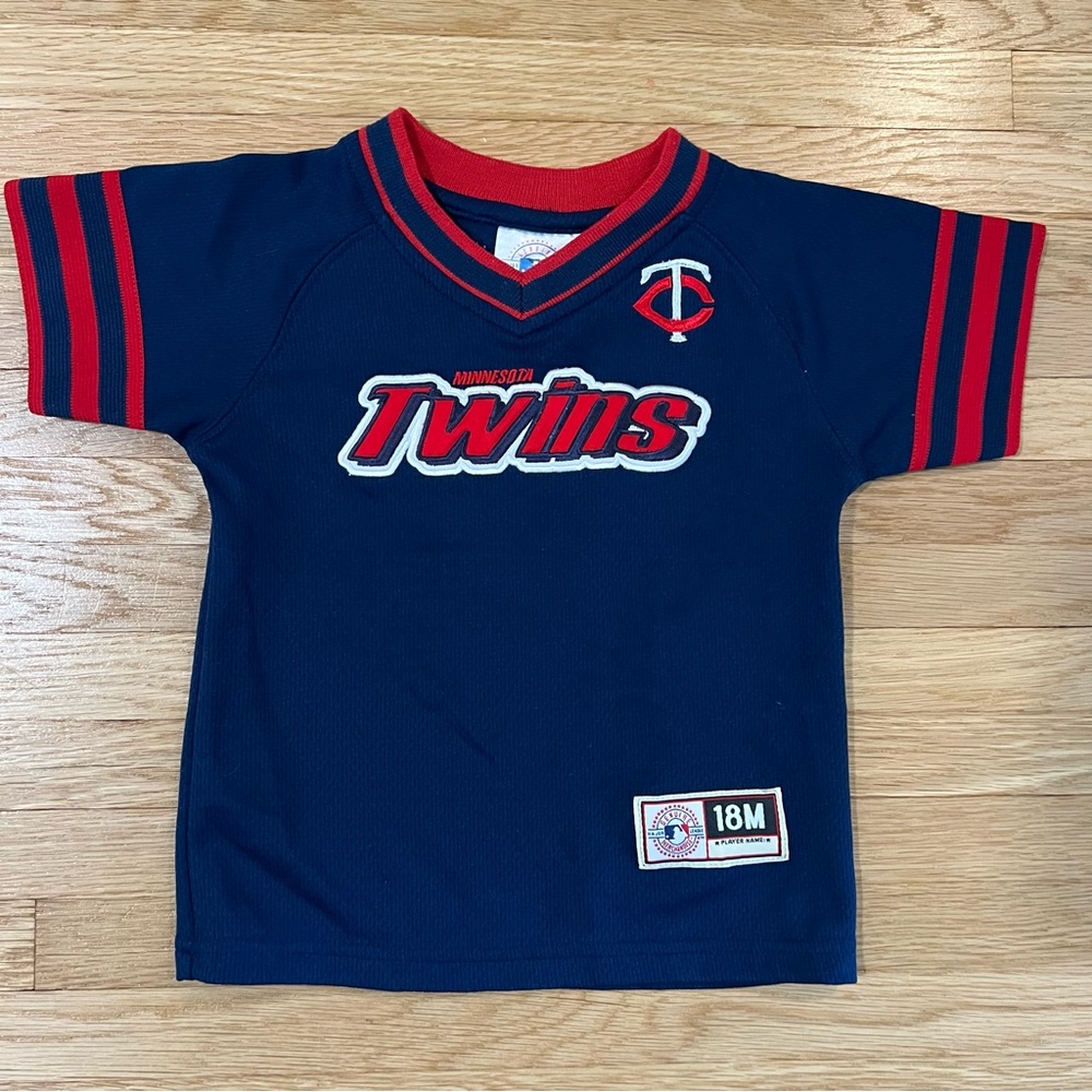 Baby Toddler 18 Months Minnesota Twins TC MLB Jersey Shirt, Navy, Kids